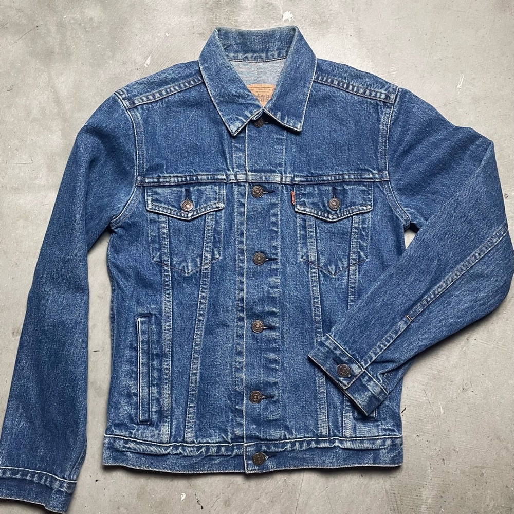 Vintage 70’s Levi’s Orange Tab Type III Trucker Jacket Size Small.